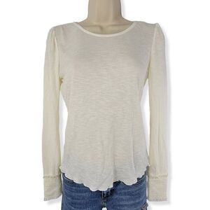 American rag Ivory long sleeve Top XS